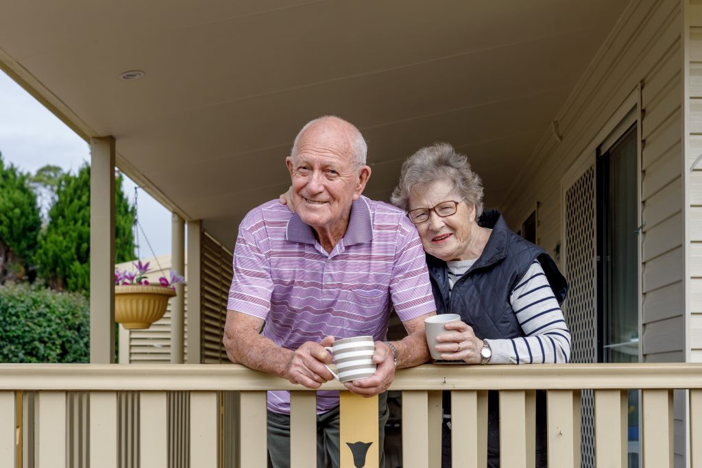Australian Senior Citizen Couple Enjoying Life and Living Independently At Own Home